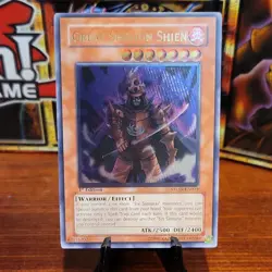 Yu-Gi-Oh! Great Shogun Shien 1st Edition STON-EN013 Ultimate Rare UTR Near Mint - Image 1