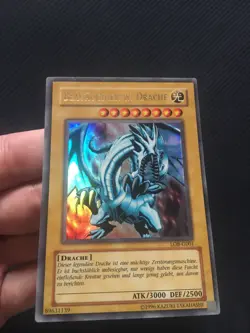 Blue Eyes White Dragon LOB-G001 DE Blauaugiger w. Drache Yu Gi Oh Legend of Blue - Image 3