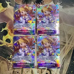 English Charlotte Pudding One Piece TCG PRB02-010 Alt Art SR The Best Vol.2 NM - Image 2