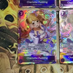 English Charlotte Pudding One Piece TCG PRB02-010 Alt Art SR The Best Vol.2 NM - Image 3