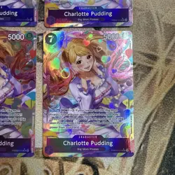 English Charlotte Pudding One Piece TCG PRB02-010 Alt Art SR The Best Vol.2 NM - Image 4
