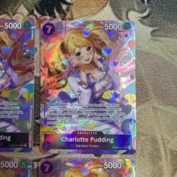 English Charlotte Pudding One Piece TCG PRB02-010 Alt Art SR The Best Vol.2 NM - Image 5