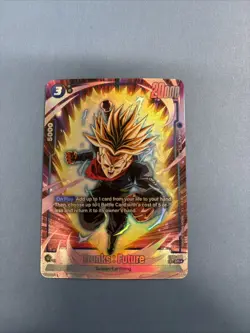Trunks Future Alternate Art FB01-050 English Super Rare Awakened Dragon Ball - Image 1