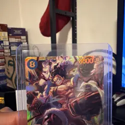 2025 One Piece A Fist of Divine Speed Monkey.D.Luffy Secret Rare SEC #OP11-118 - Image 2