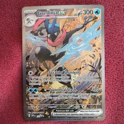 Pokemon Greninja ex 132 Sv: Scarlet & Violet Promo Holo EX Card - Image 1