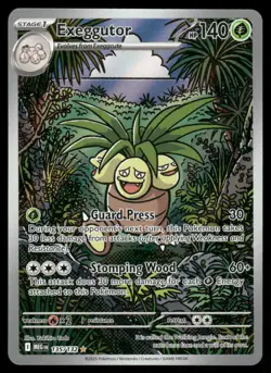Pokemon Cards Exeggutor 135/132 Mega Evolution Illustration Rare NM - Image 1