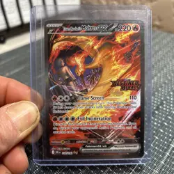 Team Rocket's Moltres ex - (Destined Rivals Stamp) 229/182 Miscellaneous Cards & - Image 1