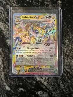 051/142 Galvantula ex : Double Rare Holo Card : Stellar Crown : Pokemon TCG - Image 1