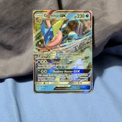 Pokemon Greninja GX 24/131 Ultra Rare Full Art Holo SM-Forbidden Light Card - Image 2