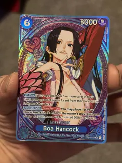 Boa Hancock EB03-026 SP Super Rare Foil Character Card One Piece English - Image 1