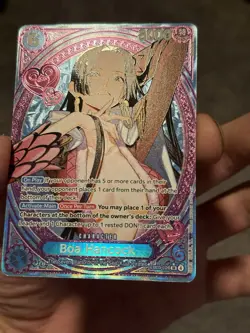 Boa Hancock EB03-026 SP Super Rare Foil Character Card One Piece English - Image 3