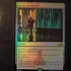MTG Magic the Gathering Urza's Incubator Modern Horizons 3 Foil Card (297/703) - Image 1