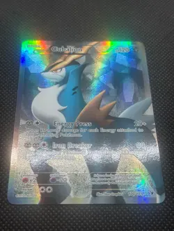 2011 Pokemon TCG Card Black & White Noble Victories Cobalion Full Art #100/101 - Image 2