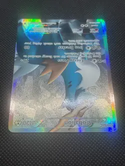 2011 Pokemon TCG Card Black & White Noble Victories Cobalion Full Art #100/101 - Image 3