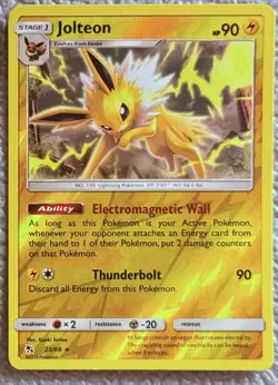 Pokemon Jolteon 23/68 Hidden Fates Reverse Holo Rare Card 2019 - NM ✨ - Image 1