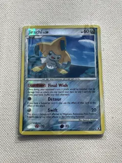 Jirachi 7/111 2009 Rising Rivals Pokemon Card Reverse Holo Rare - Image 1