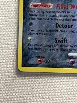 Jirachi 7/111 2009 Rising Rivals Pokemon Card Reverse Holo Rare - Image 5