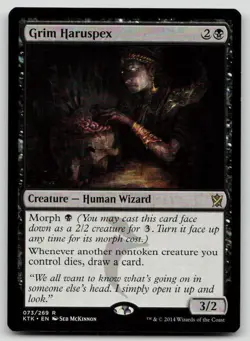 Grim Haruspex R Khans of Tarkir 73 NM - Image 1