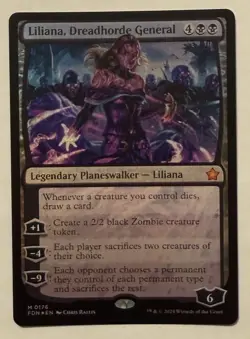 Liliana, Dreadhorde General Foil - Mythic - Foundations MTG Magic the Gathering - Image 1