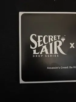MTG Secret Lair Assassin's Creed Da Vinci's Designs Rainbow Foil Sealed NIB - Image 2