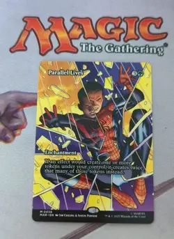 Parallel Lives 0036 Borderless Marvel's Spider-Man NM MTG - Image 1