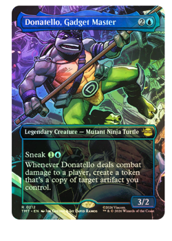 Donatello, Gadget Master - Foil - Borderless Teenage Mutant Ninja Turtles MTG - Image 1