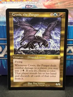 Crosis, the Purger Invasion 242 NM Mtg Rare Multicolor Dragon UP NM - Image 1