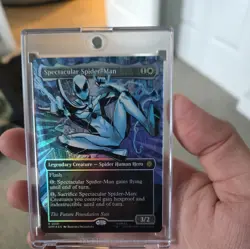 Spectacular Spider-Man 0241 Textured Foil Mint Magic The Gathering - Image 1