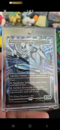 Spectacular Spider-Man 0241 Textured Foil Mint Magic The Gathering - Image 2