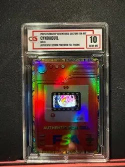 🔥CYNDAQUIL 35MM RARE FILM FRAME CELL FROM POKEMON THE MOVIE 2000 CG 10 🔥 - Image 1