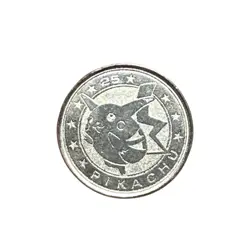 Vintage Pokemon Pikachu Metal Coin #25 2000 Nintendo Wizards - Image 1