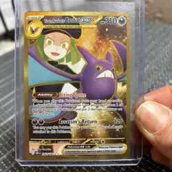 Team Rockets Crobat EX 242/182 Hyper Rare English Pokemon TCG Gold - Mint - Image 1