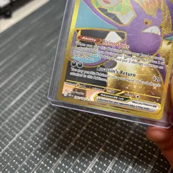 Team Rockets Crobat EX 242/182 Hyper Rare English Pokemon TCG Gold - Mint - Image 4