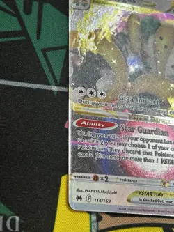 Pokemon Card - Error Miscut Regigigas VSTAR Crown Zenith 114/159 Ultra Rare - Image 4