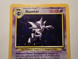 Pokemon Haunter #6 Fossil Set Holo Rare 1999 WOTC- MP - Image 2