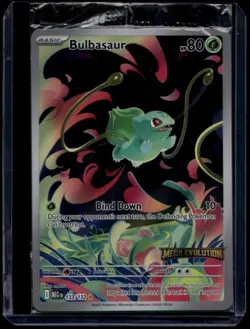 Pokemon TCG Bulbasaur 133/132 Mega Evolution Stamped Sealed NM - Image 1