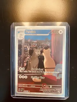 Pokemon TCG Persian Shrouded Fable Holo Illustration Card 078/064 - Image 1