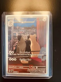 Pokemon TCG Persian Shrouded Fable Holo Illustration Card 078/064 - Image 2