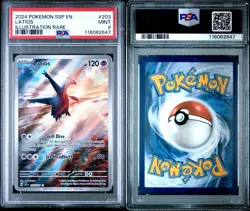 2024 Pokemon S&V Surging Sparks Latios Illustration Rare PSA 9 #203/191 - Image 1