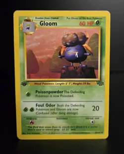 Pokemon TCG - GLOOM - 1ST EDITION - 37/64 - JUNGLE (1999) - WOTC - HP/MP - Image 1