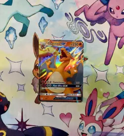 2019 Pokemon Sun & Moon Hidden Fates Charizard GX #9/68 NM - Image 2