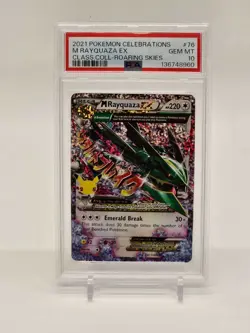M Rayquaza Ex 76/108 Pokemon Celebrations Classic Collection #76 GEM MINT PSA 10 - Image 1