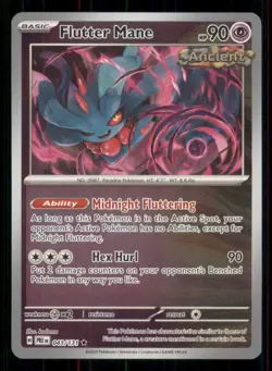 Flutter Mane Holo Rare SV: Prismatic Evolutions 043/131 Pokemon TCG NM - Image 1