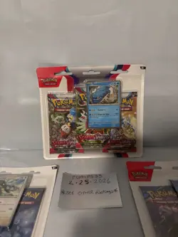 Large Sealed Pokemon Lot, mixed sets,boosters Triple Blisters - Image 2