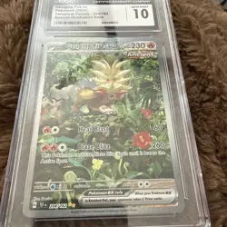 CGC 10 Pokemon Gouging Fire ex 204/162 Temporal Forces Special Illustration Rare - Image 3