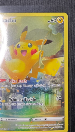 Pokemon Pikachu GG30/GG70 Crown Zenith Galarian Gallery Ultra Rare Holo English - Image 3