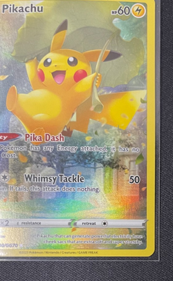 Pokemon Pikachu GG30/GG70 Crown Zenith Galarian Gallery Ultra Rare Holo English - Image 5