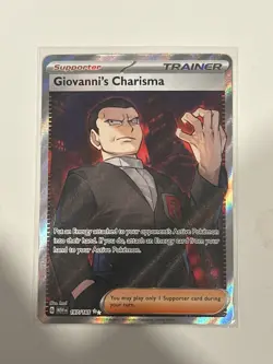 Giovanni's Charisma 197/165 Full Art SR - Pokemon TCG: 151 - NM - Image 1