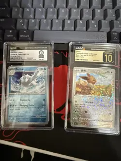 Pokemon TCG Eevee Pristine 10 Certain World Record Slab CGC - Image 1