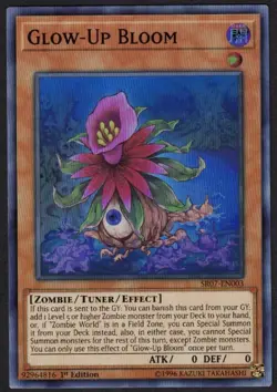 Yugioh Glow-Up Bloom SR07-EN003 Super Rare 1st - VLP - Image 1